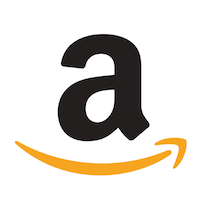 Amazon.com logo, a lower-case "a" with a smile-shaped arrow beneath it.