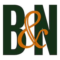 Barnes and Noble bookstore logo.